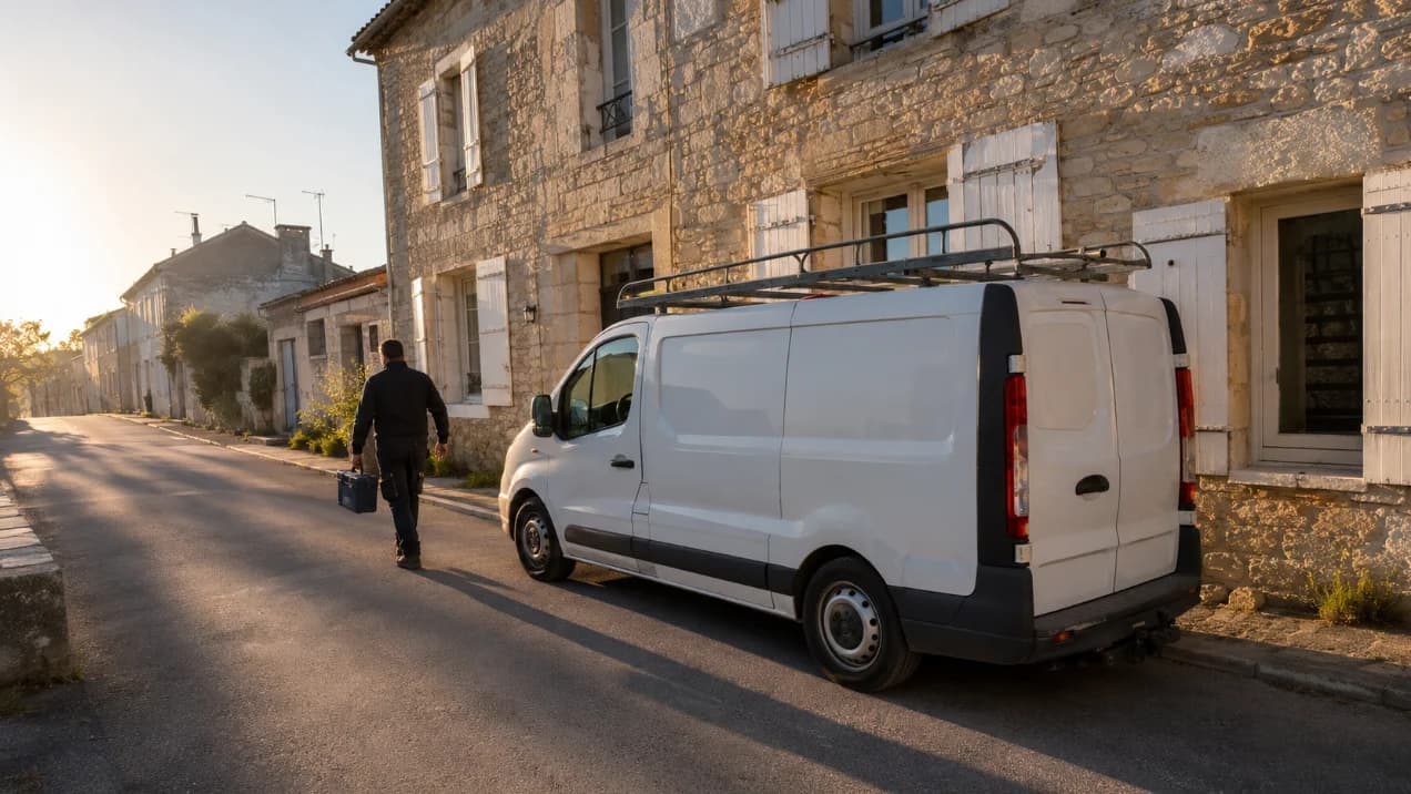 plombier de Melle en intervention chez un de ces nouveaux clients