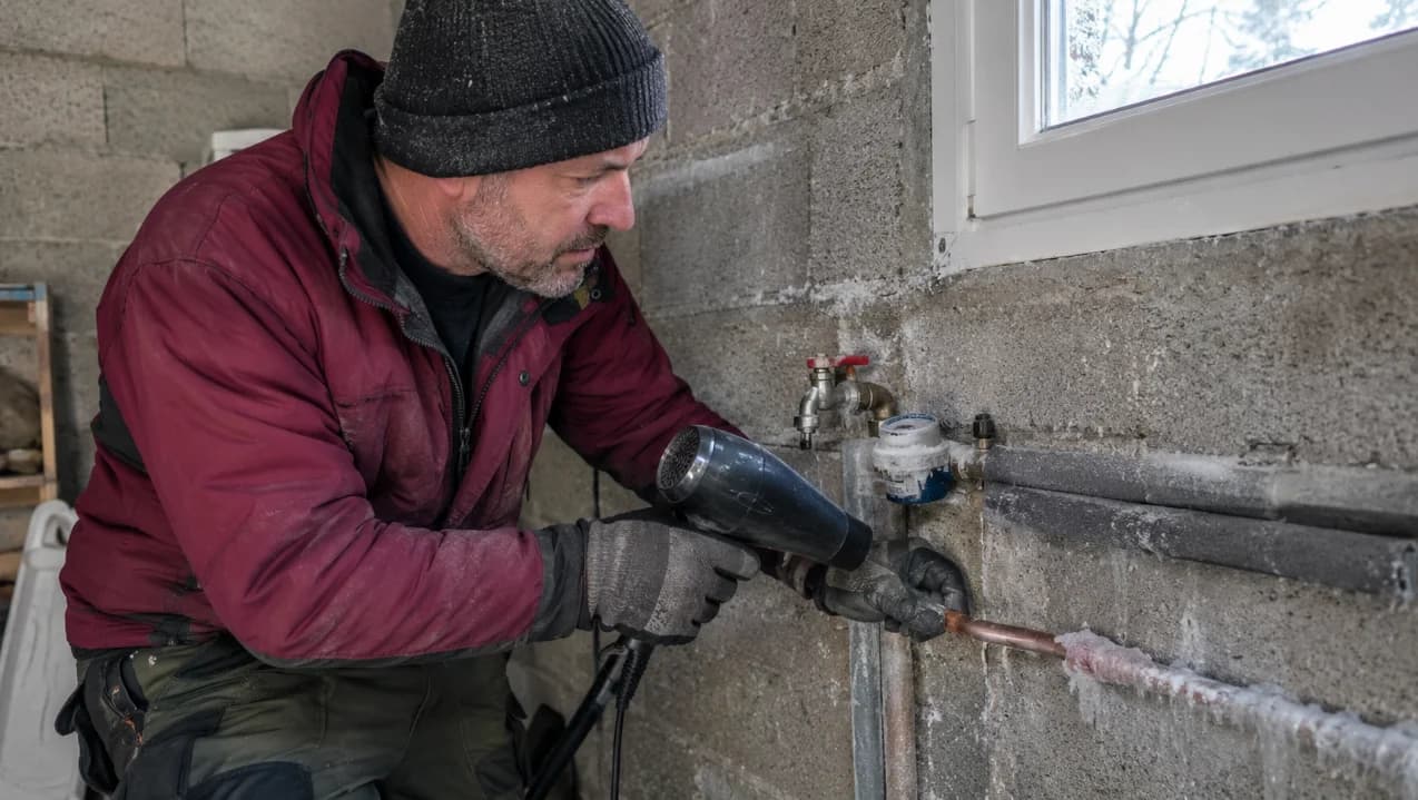 canalisation gelée