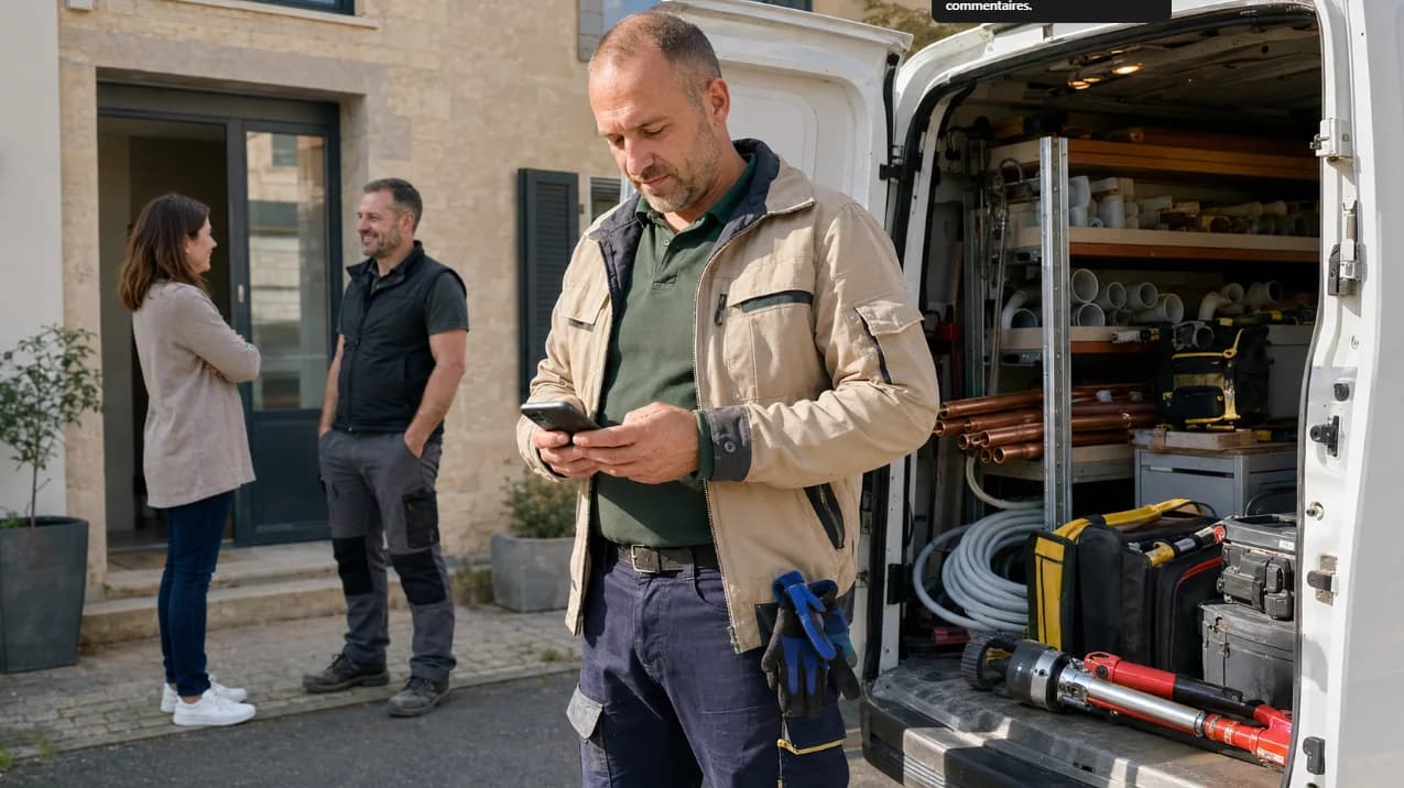plombier qui a des clients regulier dans sa ville